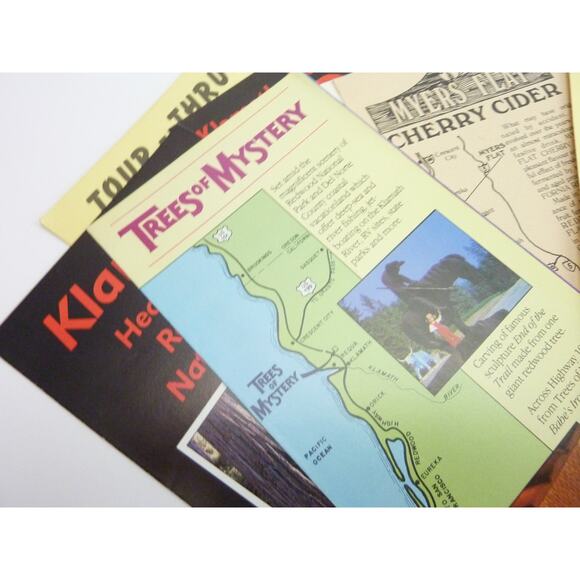 Vintage Mystery Hill Thru Tree California Pamphlet 1960 Ephemera Souvenir Travel - Picture 3 of 5